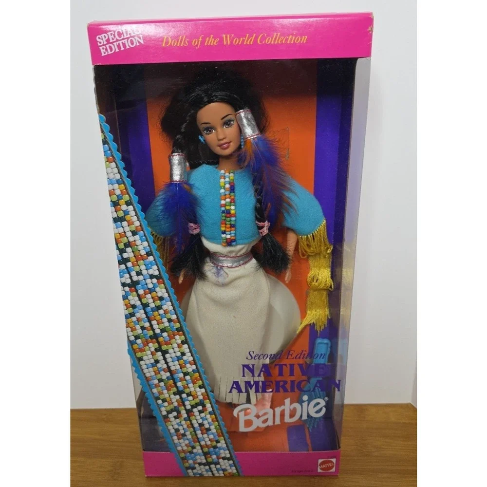 1993 Native American Barbie Doll 11609 Dolls Of The World Second Edition‎